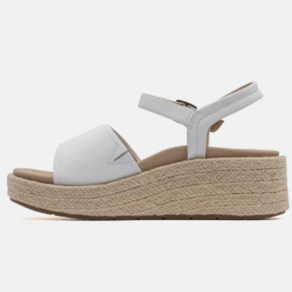 NEW ABEO Solstice Buckle Sandal Metatarsal White Size 8 - Picture 4 of 6